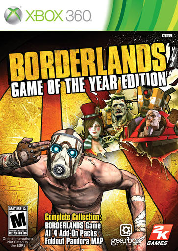 Borderlands - Бокс-арт Borderlands: Game of the Year Edition
