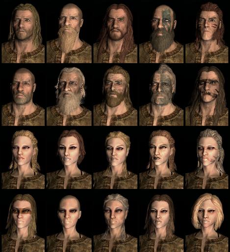 Elder Scrolls V: Skyrim, The - The Races and Faces of Skyrim