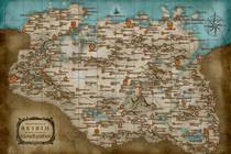 Подробная карта Skyrim